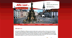 Desktop Screenshot of alfa-taxi.cz