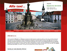 Tablet Screenshot of alfa-taxi.cz